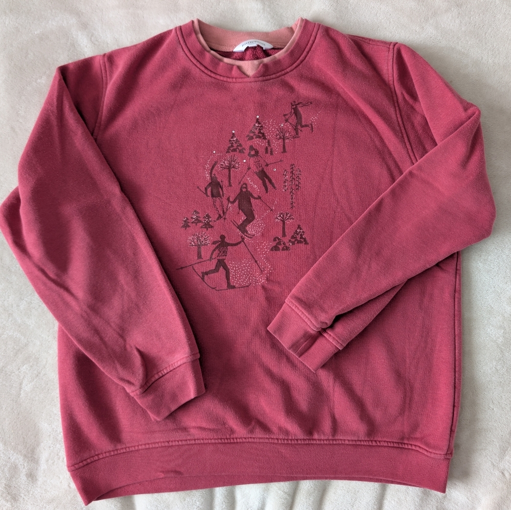 Northern Reflections Ski Graphic Crew Neck